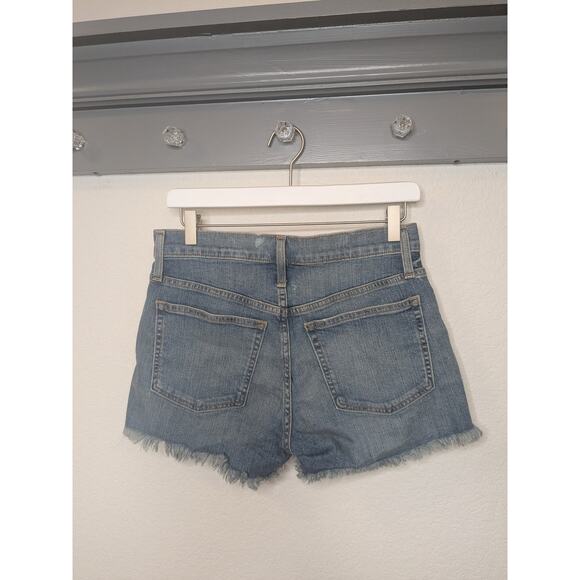 J. CREW Denim High Rise Cutoff Jean Shorts Women's Size 26 Style Number AV826 - Picture 6 of 7